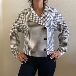 CAbi Black and White Jacket XS